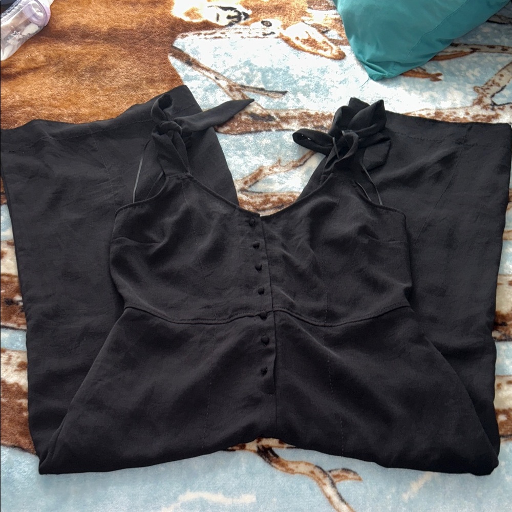 Express Black Wide Leg Jumpsuit